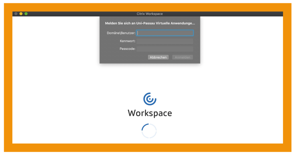 MacOS Citrix Workspace App Schritt 4